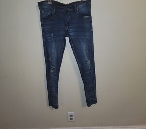 Men's Dark Blue Skinny Jeans